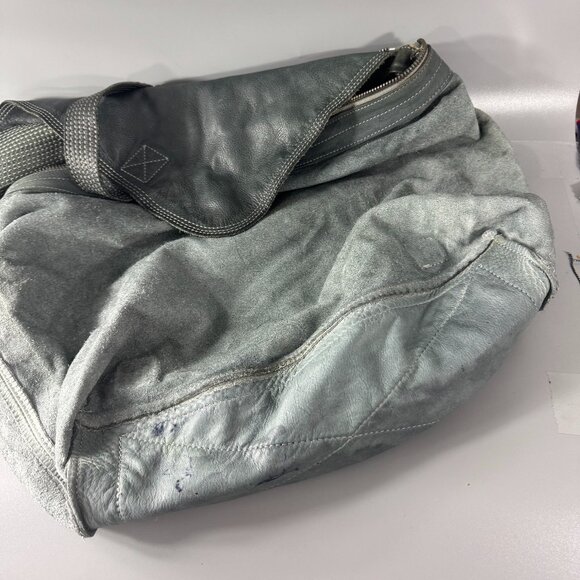 Exquistie Unique numero 10 Green Leather Large Messenger Bag - Picture 10 of 13